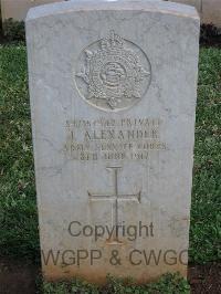 Dar Es Salaam War Cemetery - Alexander, James